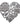 5" Floral Bloom Heart Haiti Metal