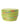 Storage Basket - Green Flat Top with Rainbow Spiral