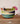 Bolga Basket 18" Double Handle - Blue Triangle Design