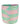 Bath Bin Basket - Aqua and Lavender Herringbone