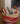Shades of Red Triangle Design Double Handle Bolga Basket